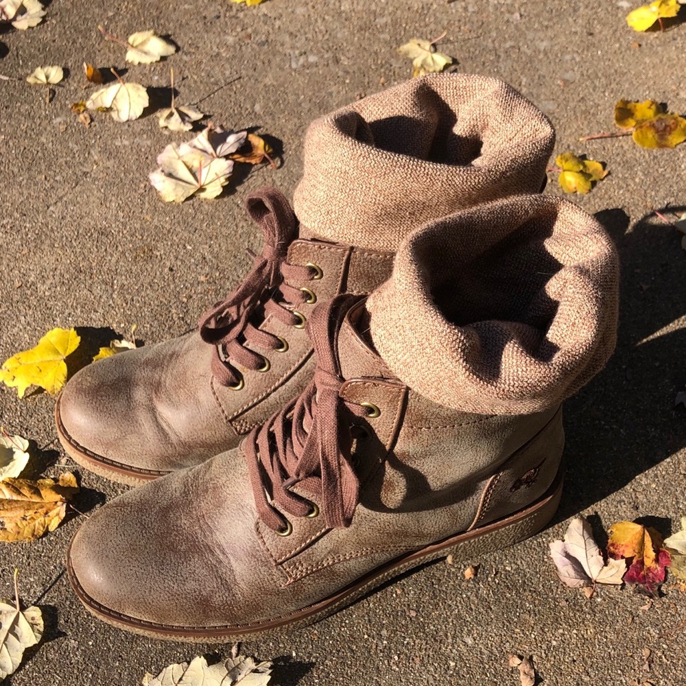 Rocket Dog Tan, Combat Boots, 8